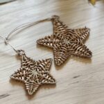 Etoiles décorative en rotin