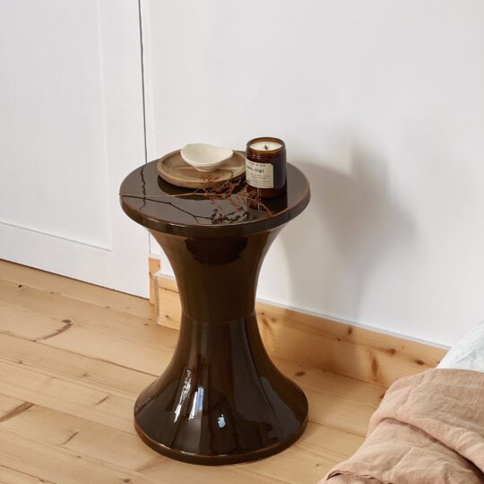 Tabouret tam tam marron