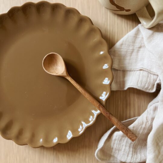 Assiette à dessert fleur – Image 4