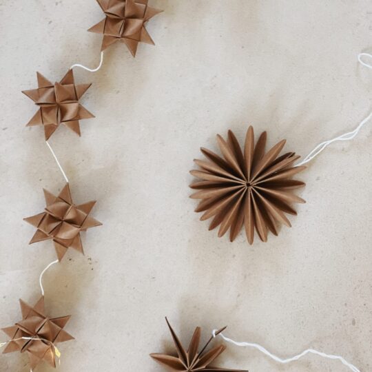 Guirlande de noel en papier