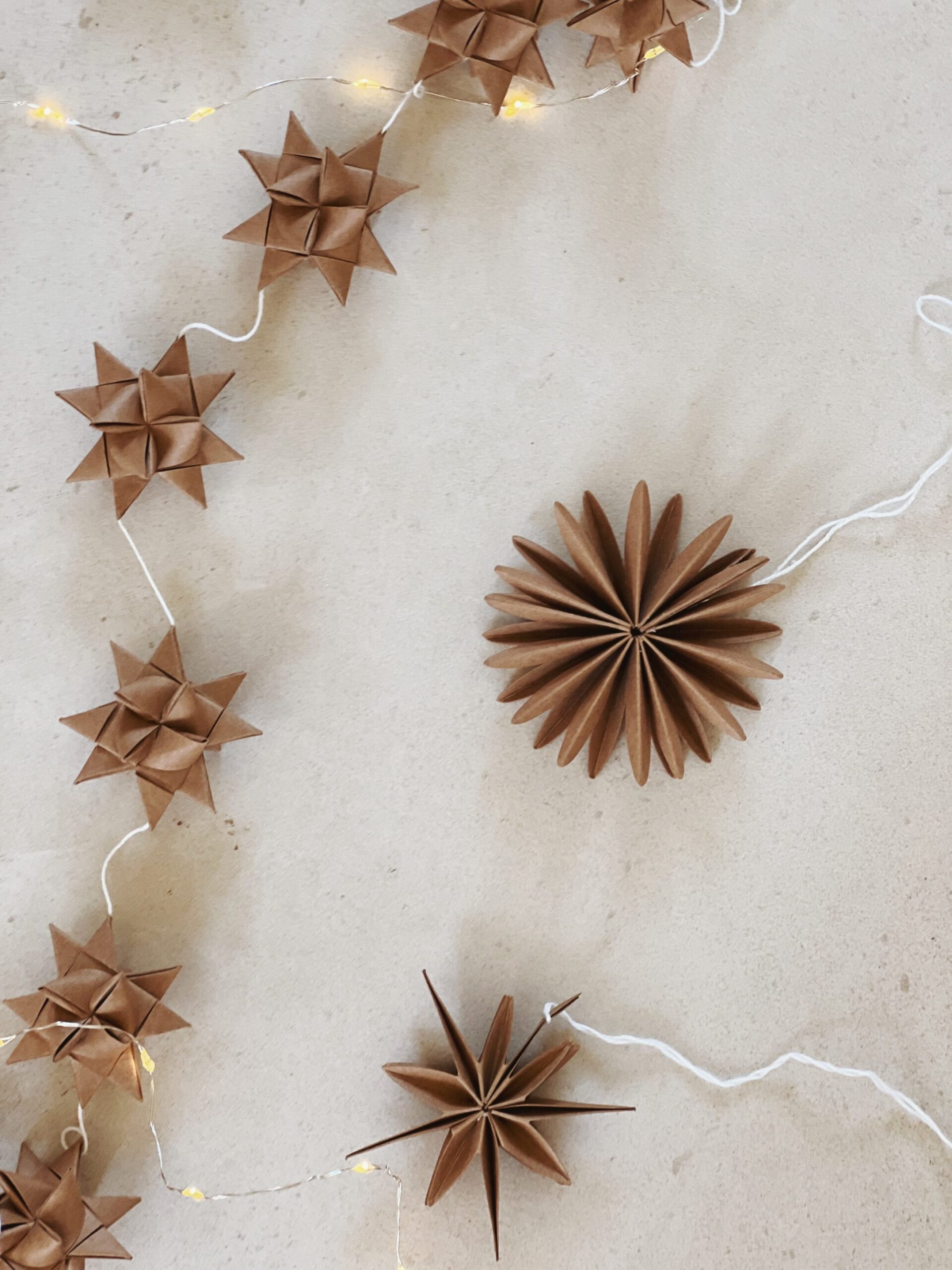 Guirlande de noel en papier