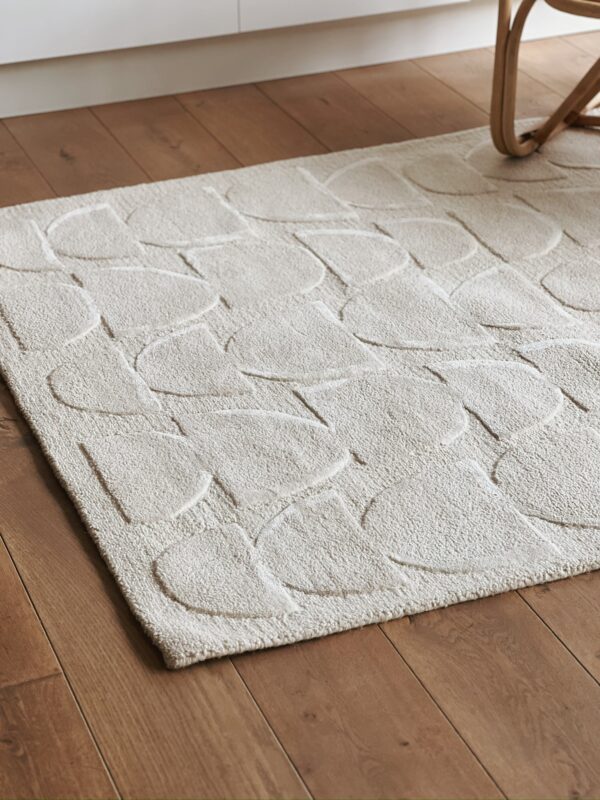 Tapis blanc cassé