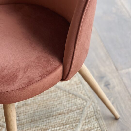 chaise velour