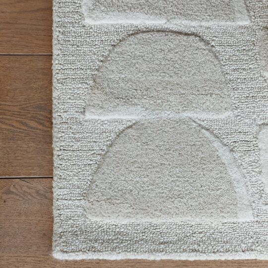 Tapis salon blanc cassé