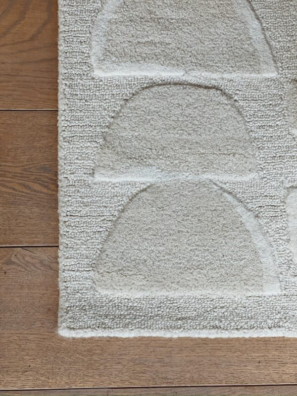 Tapis salon blanc cassé