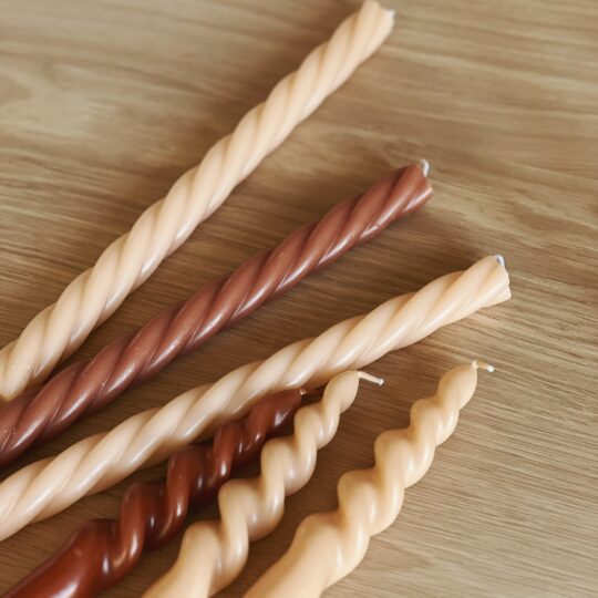 bougies torsadées