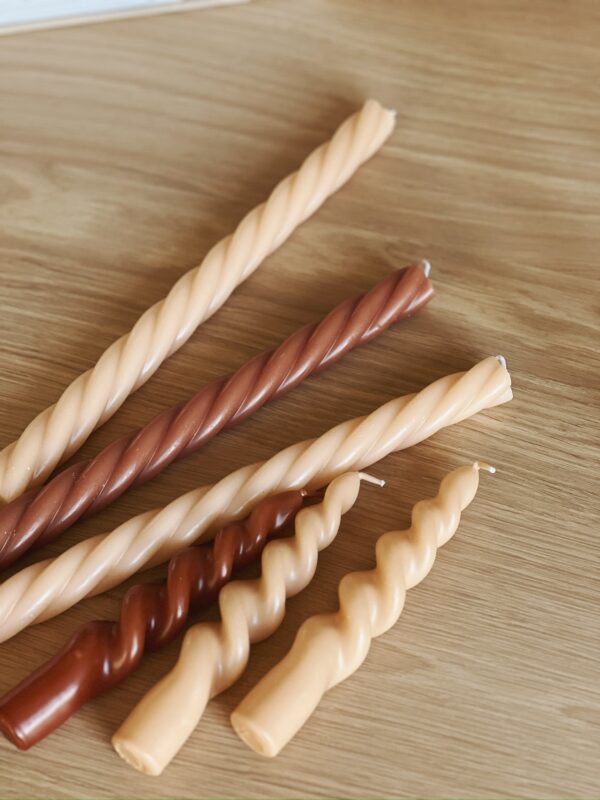 bougies torsadées