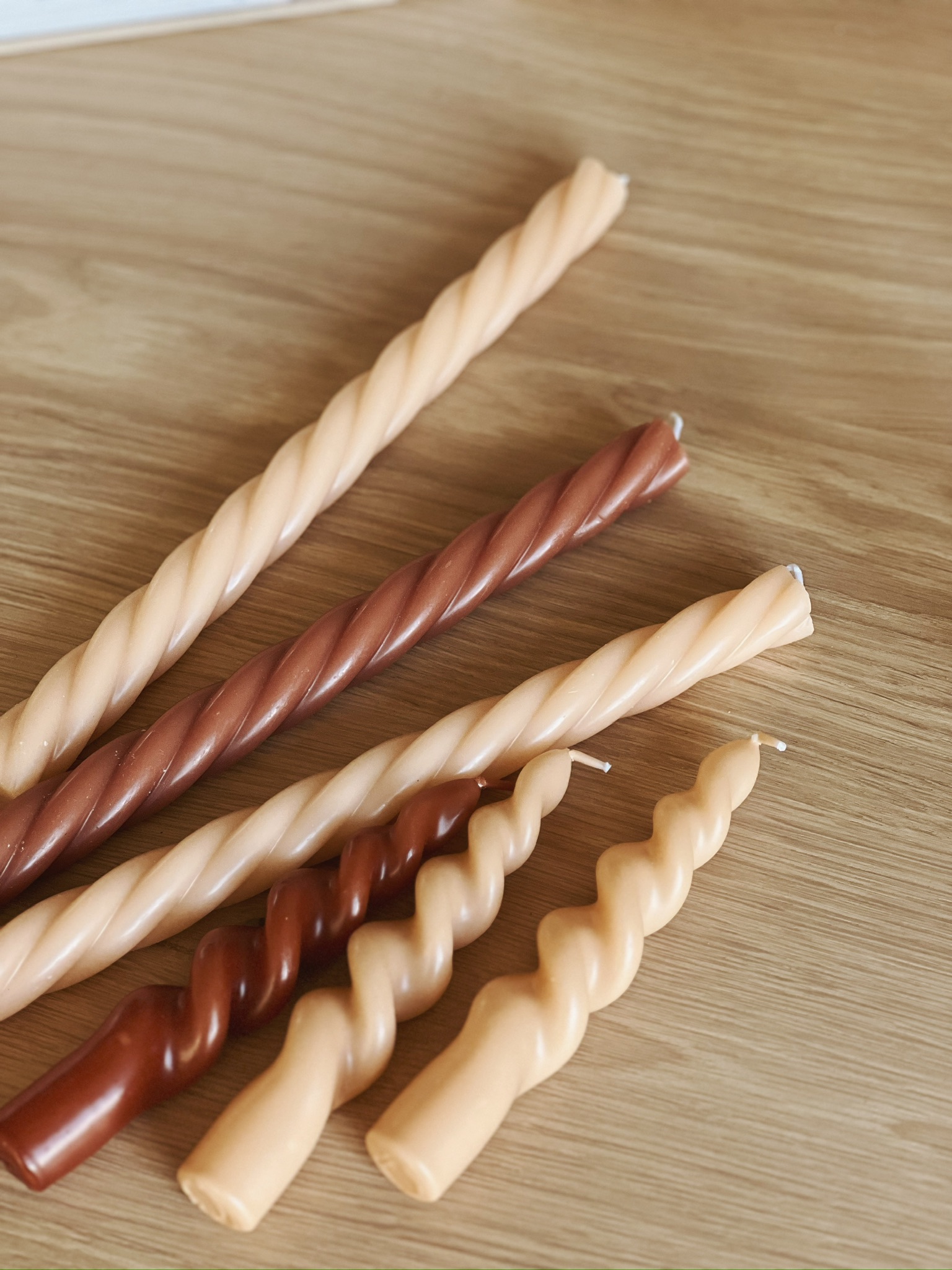 bougies torsadées