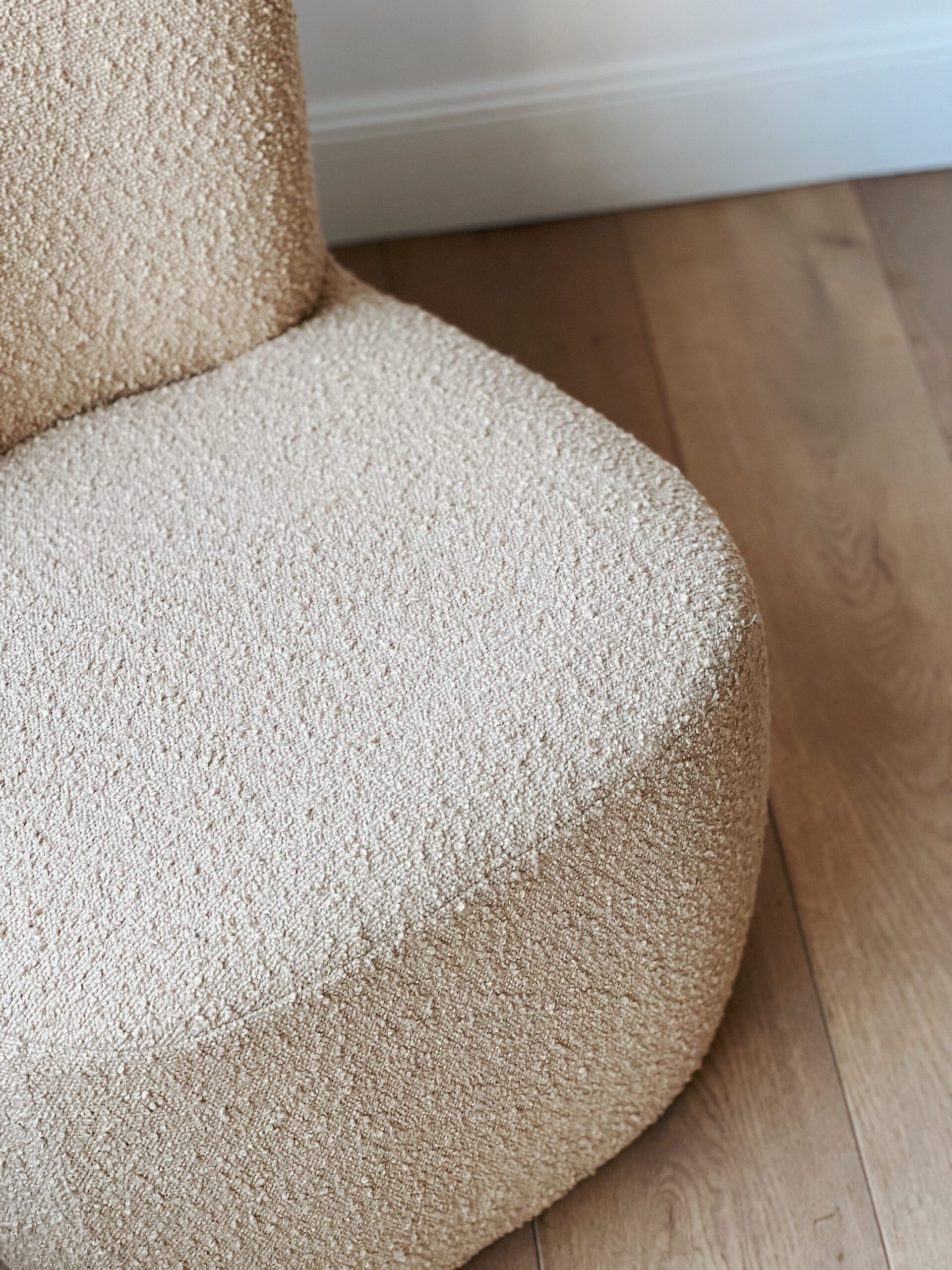 fauteuil-tissu-bouclette
