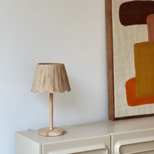 lampe bois à poser