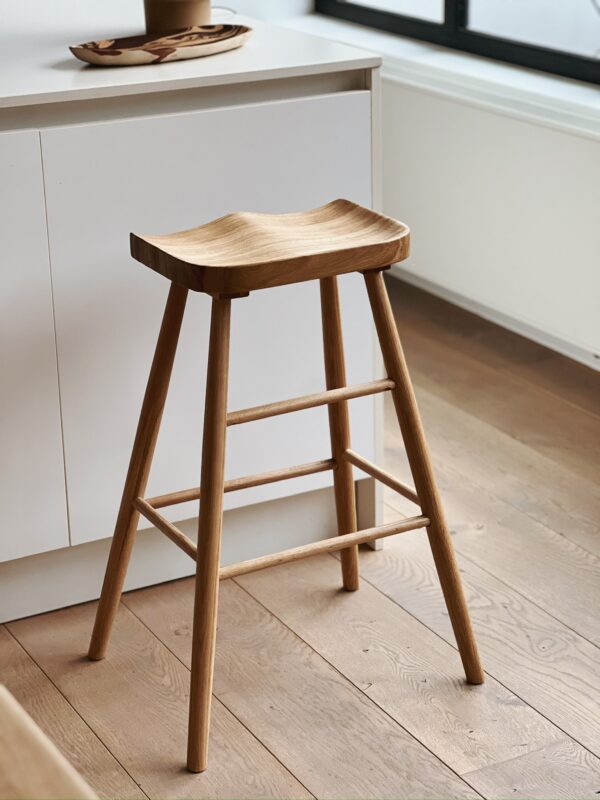 tabouret de bar en bois
