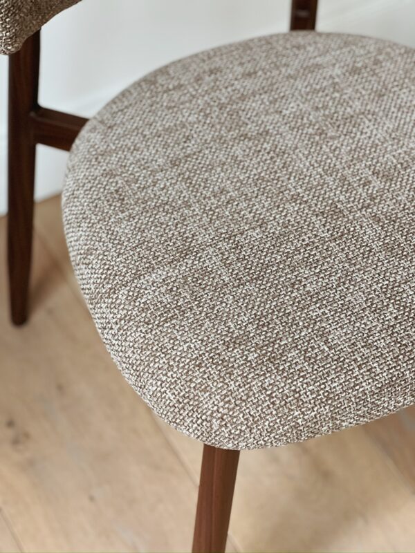 chaise scandinaves tissu