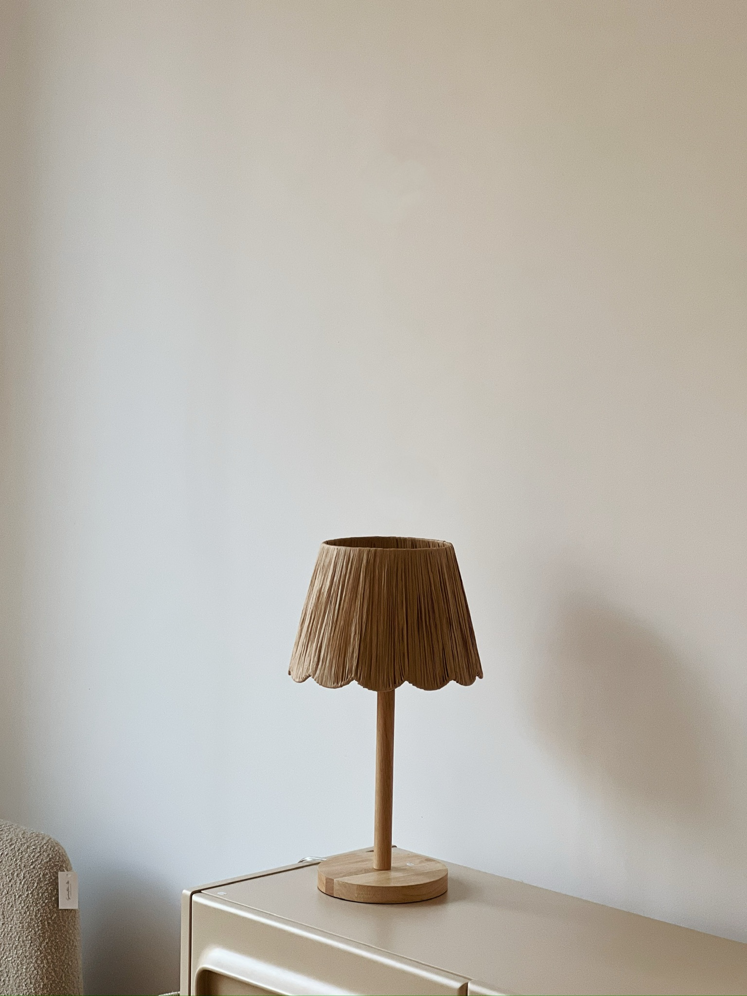 lampe abat jour en raphia