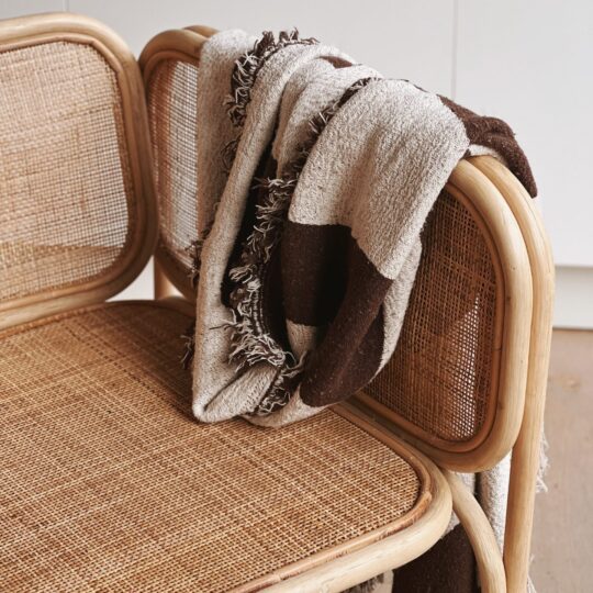Plaid deco marron