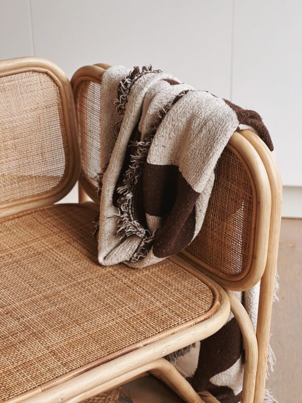 Plaid deco marron
