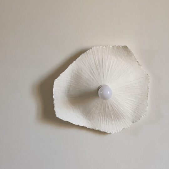 Applique murale en papier gaufré