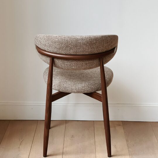 chaise scandinave tissu