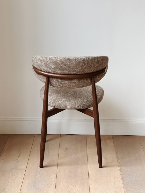 chaise scandinave tissu