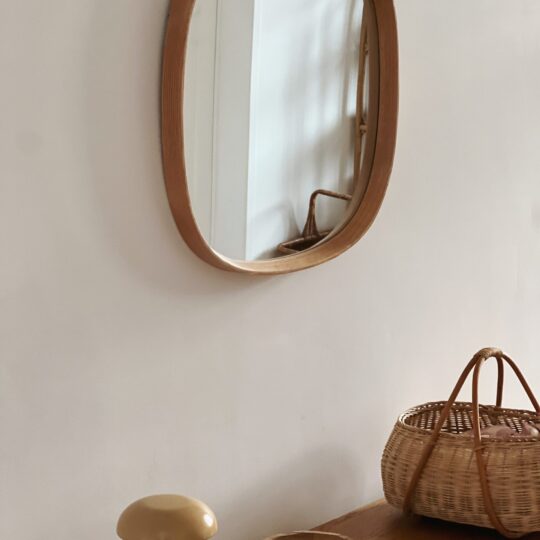 Miroir en bois chêne