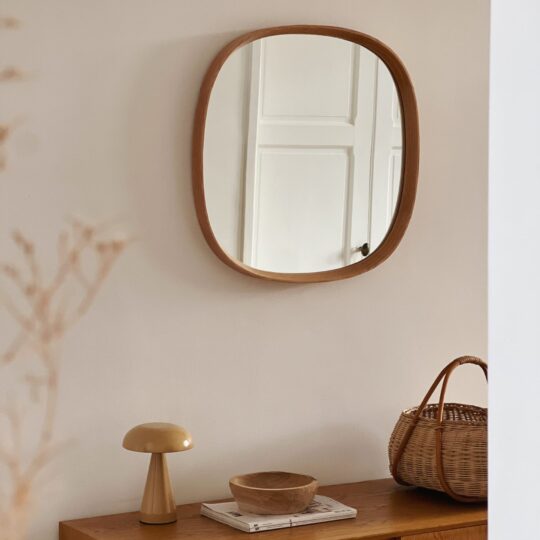 grand miroir en bois