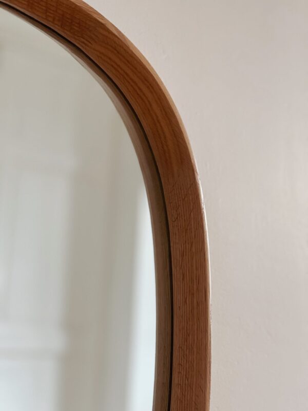 Grand miroir en bois