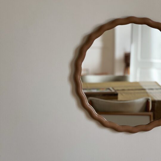 Miroir mural organique