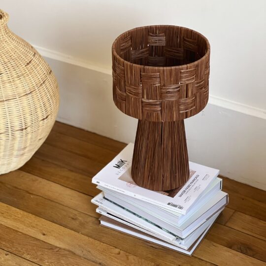 lampe en raphia
