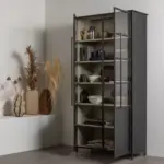 Vases en verre fumé