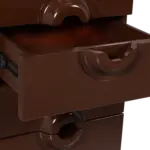 Chiffonnier en métal marron