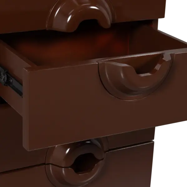 Chiffonnier en métal marron