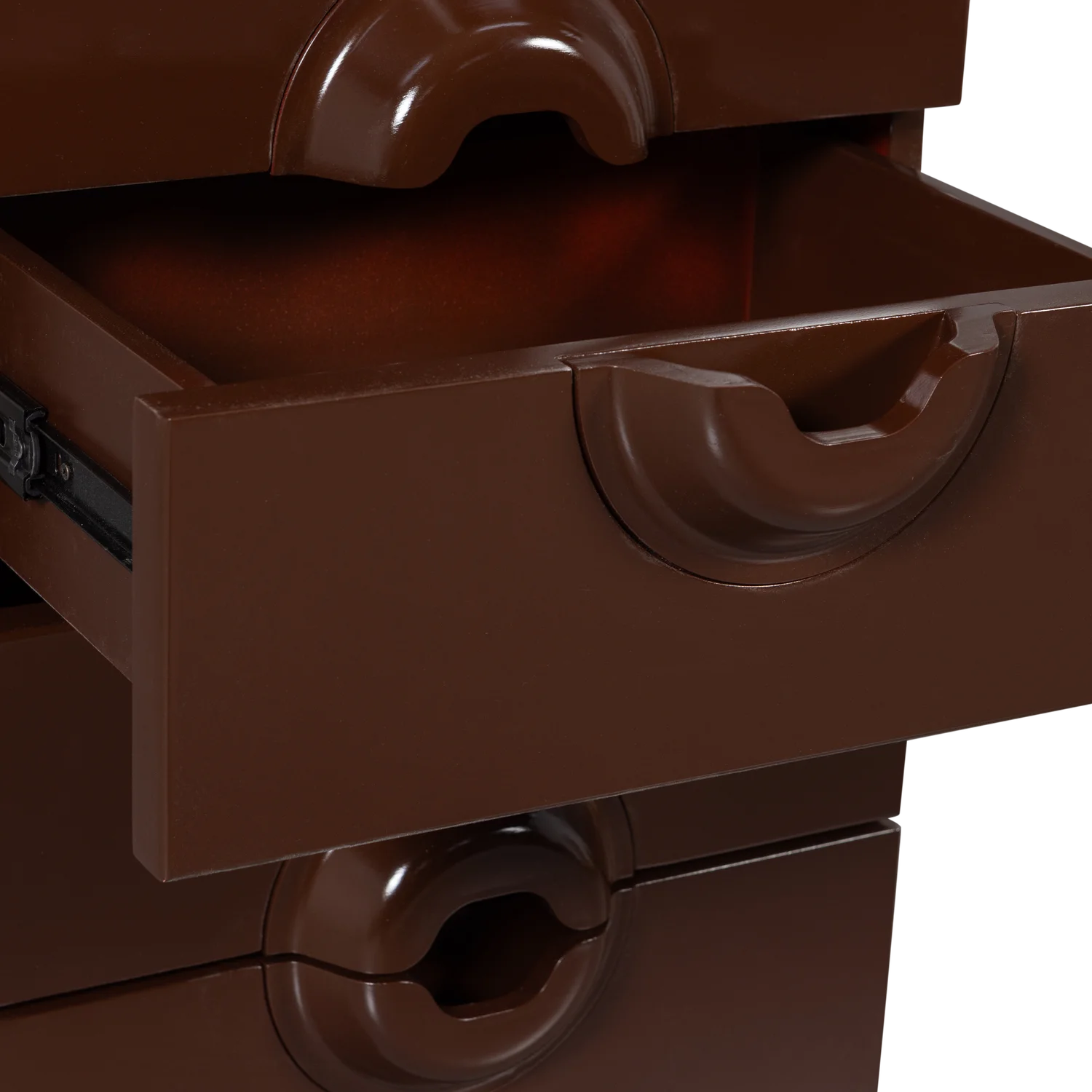 Chiffonnier en métal marron