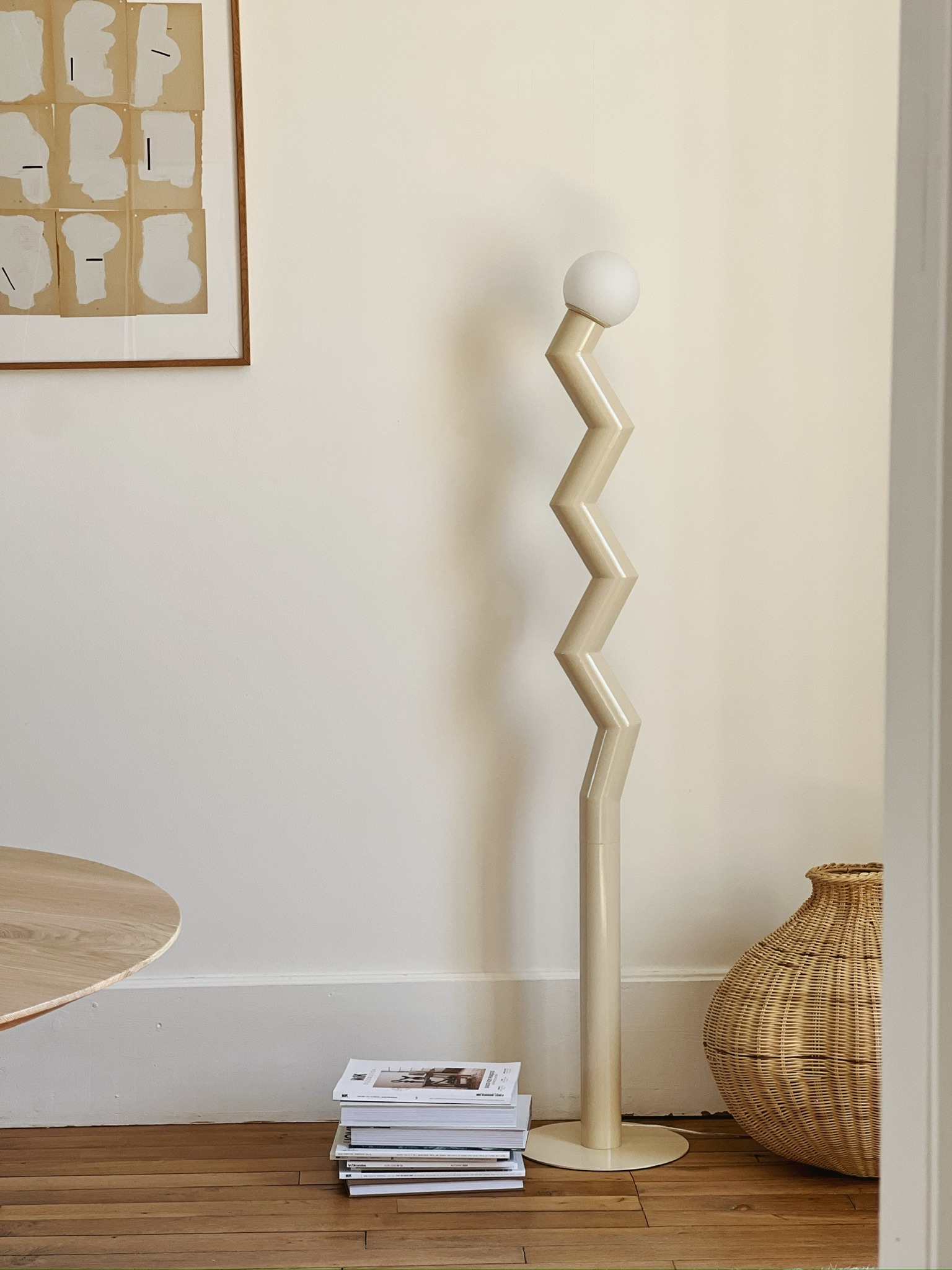 lampadaire en métal zigmo