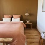 housse de couette rose
