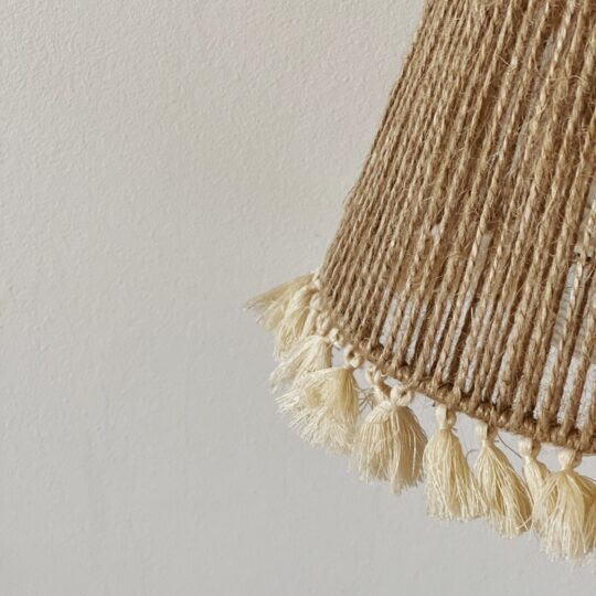 Abat jour pompons suspension