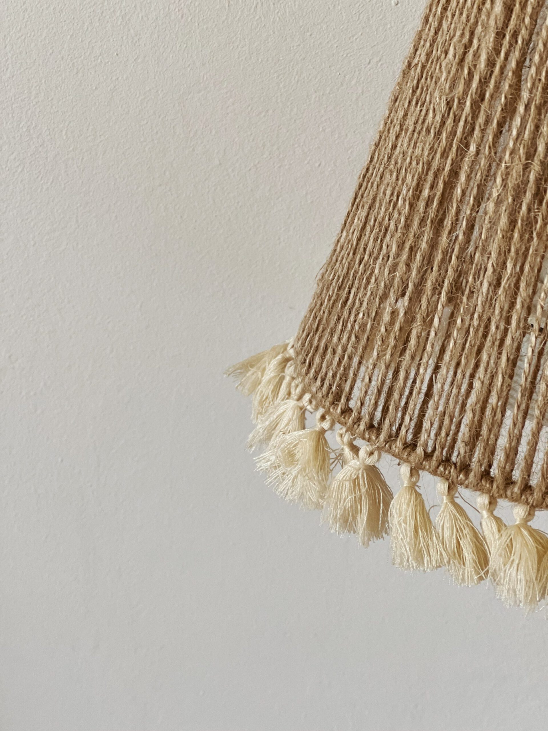 Abat jour pompons suspension