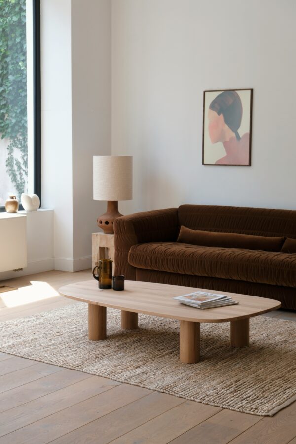 table basse en chêne
