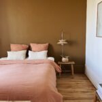housse de couette gaze de coton rose
