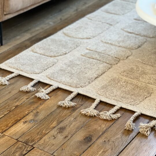 Tapis laine tufté