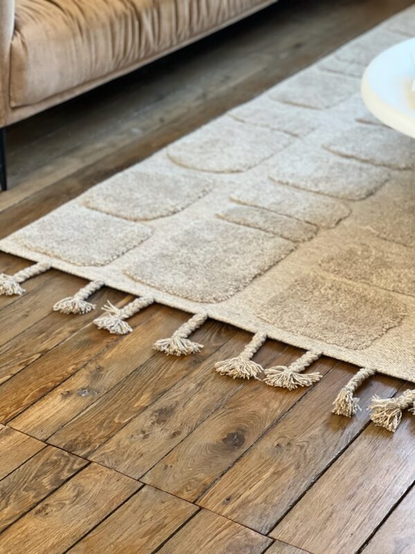 Tapis laine tufté
