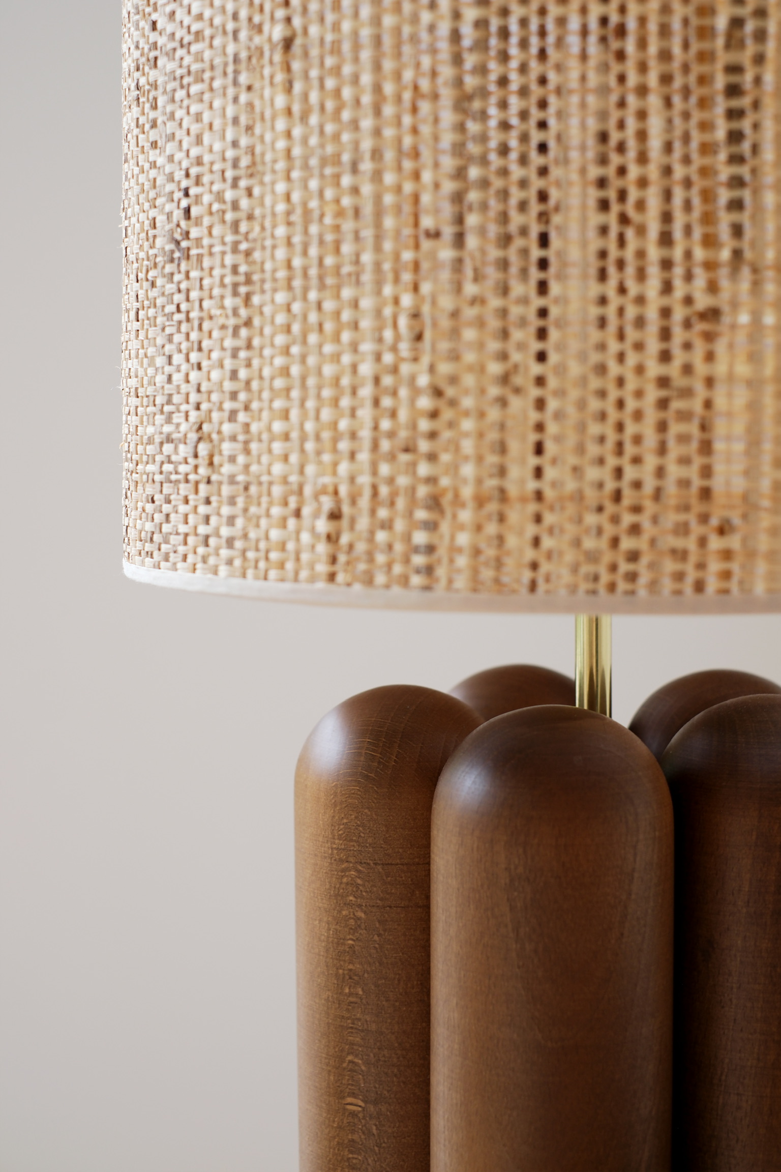 lampe à poser raphia
