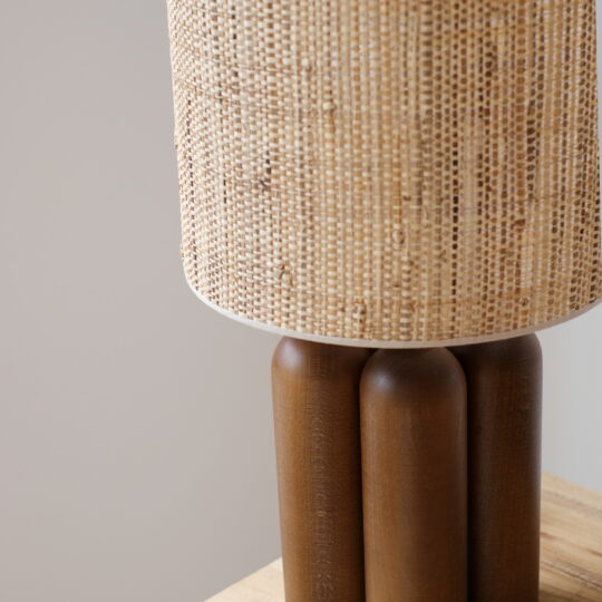 lampe à poser bois