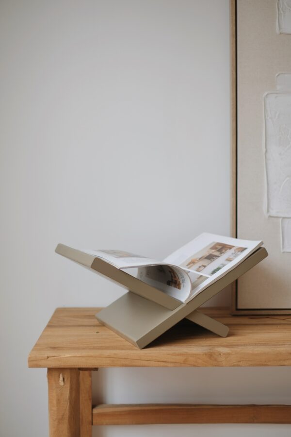 porte livres en bois