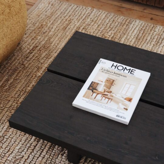 Table basse noire