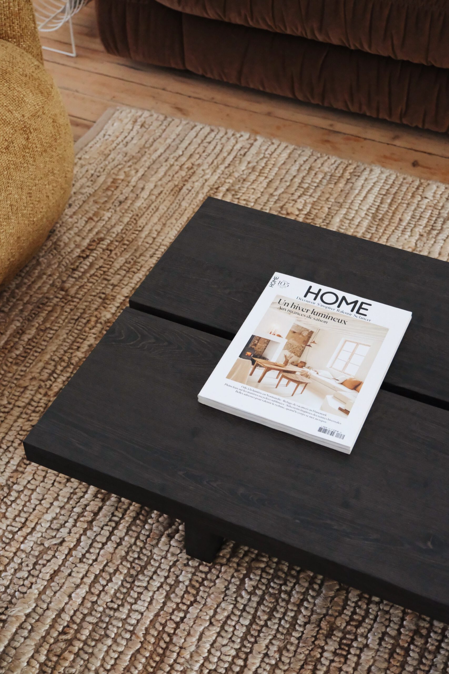 Table basse noire