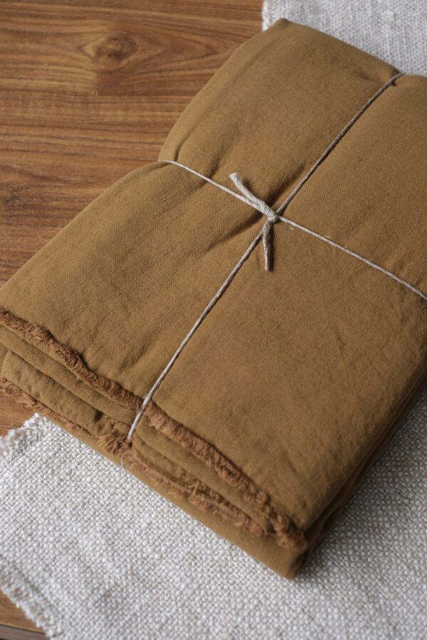 Housse d'édredon lin et coton