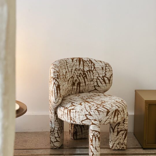 Fauteuil design tissu