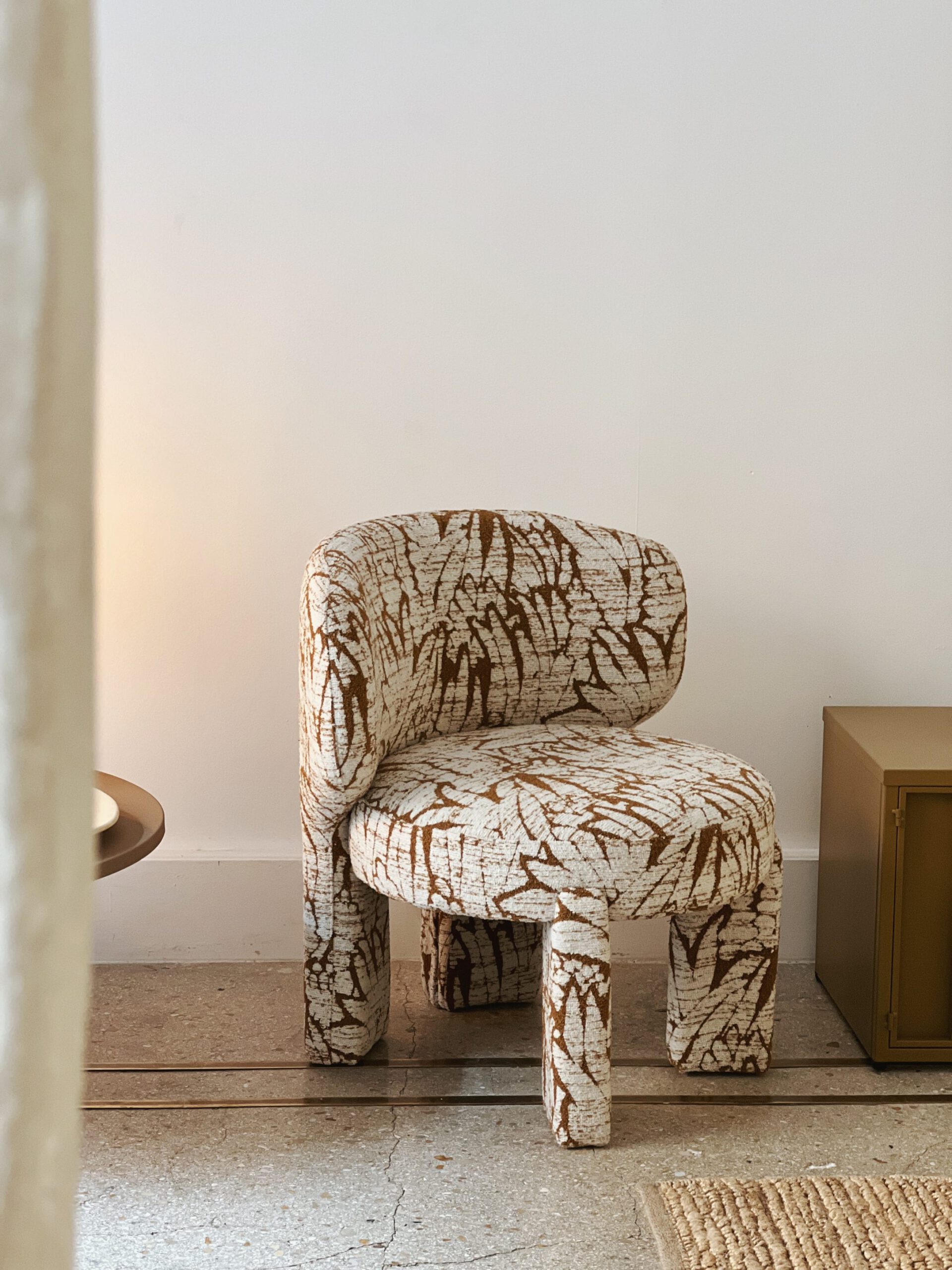 Fauteuil design tissu