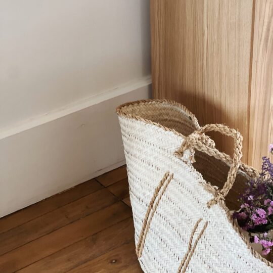 Panier en feuilles de palmier
