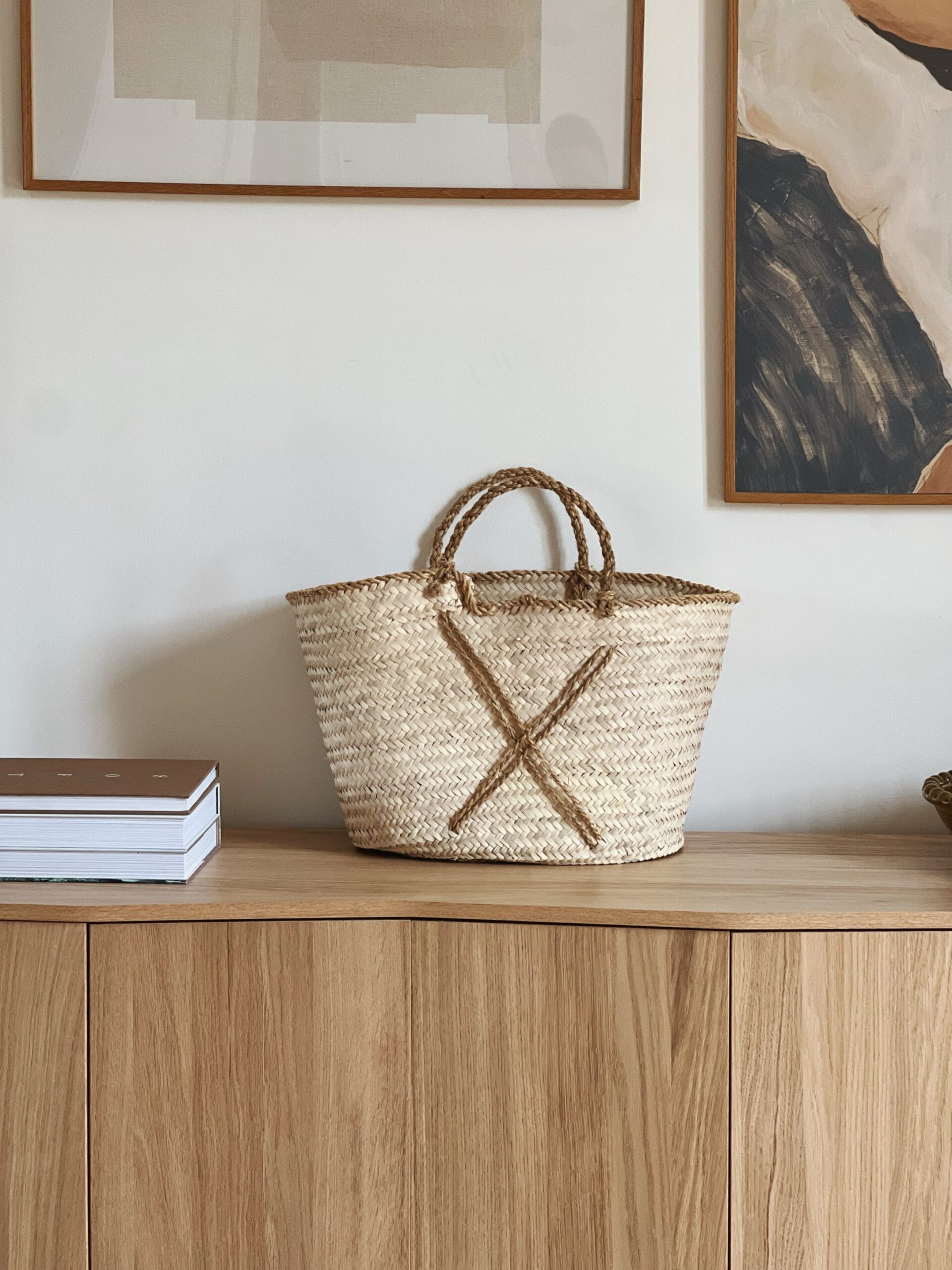 Panier en feuille de palmier