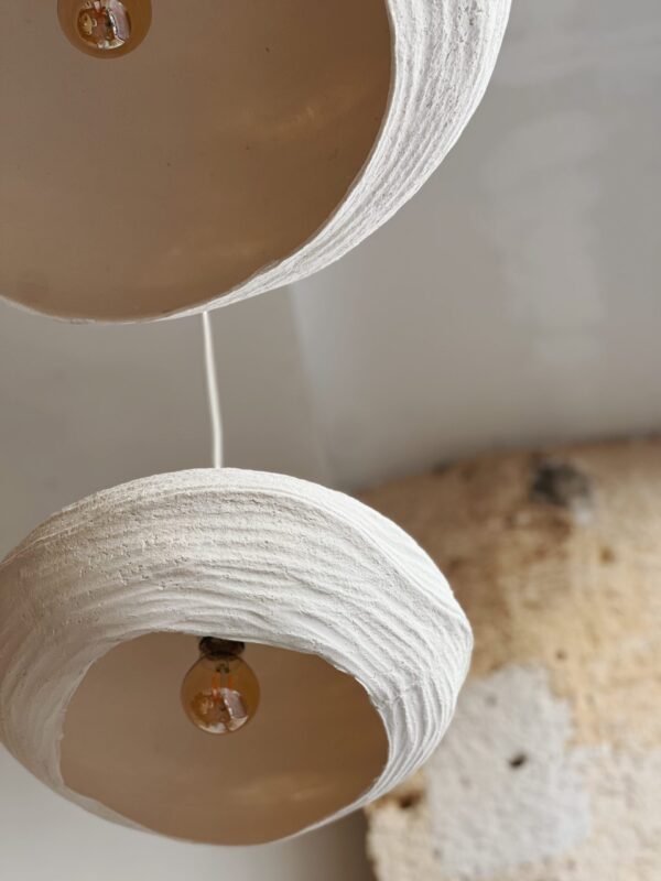 Suspension nuage papier mache